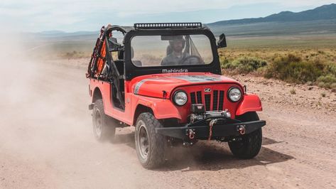 Jeep Mahindra, Mahindra Roxor, Indian Cars, Honda Pioneer 1000, Bone Stock, Old Jeep, Dry Sand, Carson City, Polaris Ranger