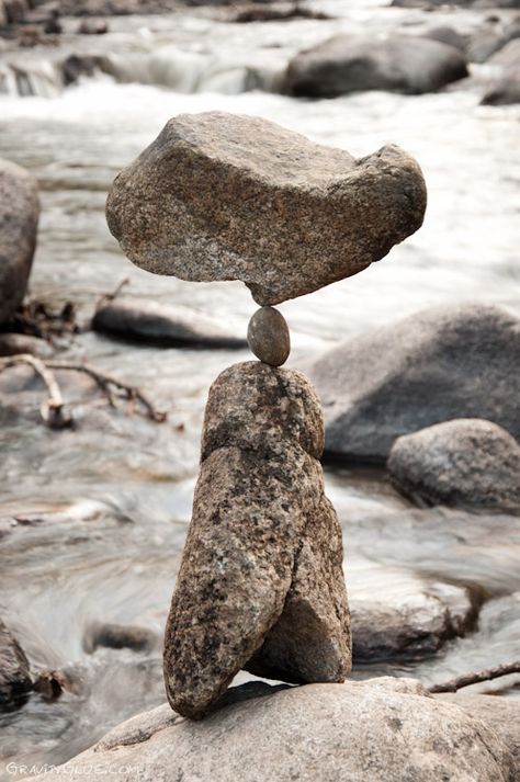 The Art of Rock Balancing by Michael Grab Stone Balancing, Stone Cairns, Rock Sculpture, Balance Art, Standing Stone, River Art, Earth Art, Stone Sculpture, Sculpture Installation