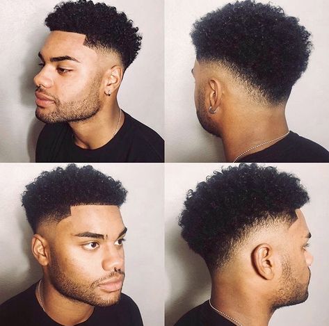 Mini Fro Hairstyles, Fro Hairstyles, Black Man Haircut Fade, Short Dreadlocks, Medium Length Hairstyle, Improve Your Appearance, Black Boys Haircuts, Afro Hairstyles Men, Black Hair Cuts