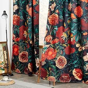 Boho Vintage Bedroom, Farmhouse Living Room Curtains, Blackout Curtains Bedroom, Farmhouse Room, Cute Curtains, Floral Bedroom, Dining Room Curtains, Cute Country, Apartment Makeover