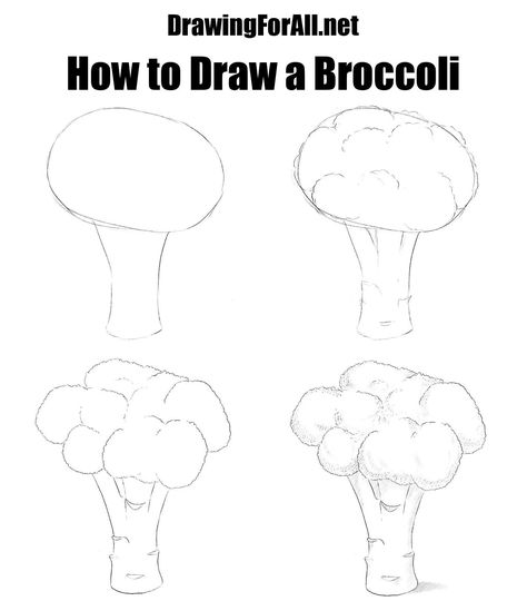 Draw Food, Very Easy Drawing, Vegetable Drawing, Simple Drawings, Learning Tips, Relatable Things, Doodles Zentangles, Draw Something, Food Drawing