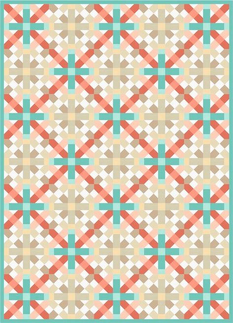 Basket Weave Quilt Pattern, Kona Quilt, Weave Quilt Pattern, Basket Weave Quilt, Plaid Quilts, Lattice Quilt, Rustic Quilts, Quilting Fashion, Quilt Modernen