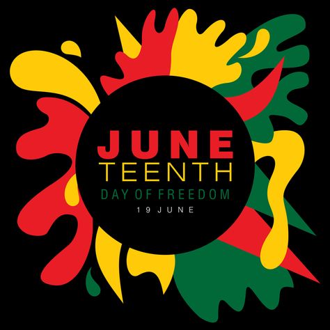 10 Things We Want White People to Do to Celebrate Juneteenth - Wayside Youth & Family Support Network Black Poets, Juneteenth Day, Emancipation Day, Simple Typography, American Freedom, Small Art Prints, Family Support, Free Art Prints, Support Network