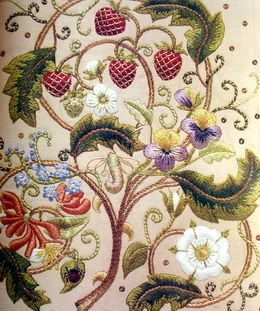 Bordado Jacobean, Jacobean Embroidery, Crewel Embroidery Patterns, Crewel Embroidery Kits, Brazilian Embroidery, Crewel Embroidery, Embroidery Needles, Design Guide, Vintage Embroidery