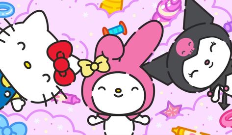 Iconic Trios Female, Romantic Bf, My Melody And Kuromi, Melody And Kuromi, Trio Matching, Trio Costumes, Hallowen Ideas, Trio Halloween Costumes, Duos Icons