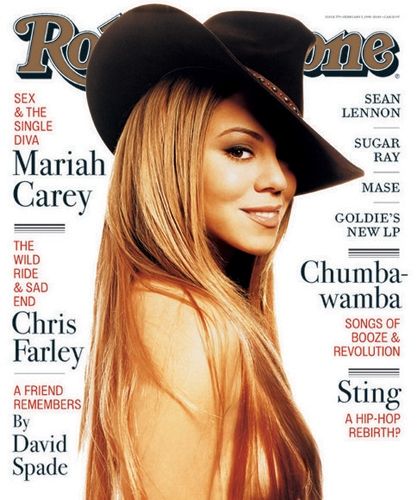 Mariah Carey Rolling Stone Magazine Cover, Mariah Carey 90s, Sean Lennon, Chris Farley, Rock & Roll, Joey Ramone, Rolling Stones Magazine, Jack Nicholson, Rolling Stone