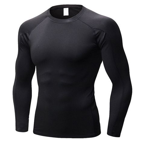 Compression Shirt Men, Compression T Shirt, Winter Workout, Mens Compression, Training Tops, Sports Sweatshirts, Compression Shirt, Mens Fall, Workout Tshirts