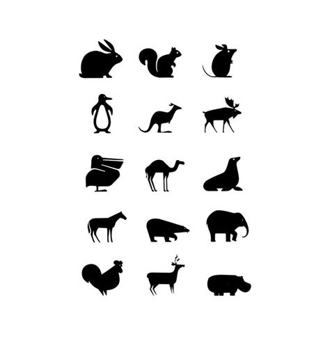 pictograms expo 67 Medieval Symbols, Black And White Inspiration, Graphic Animals, Expo 67, White Inspiration, Logo Animal, Animal Icon, Silhouette Stencil, Animal Silhouette