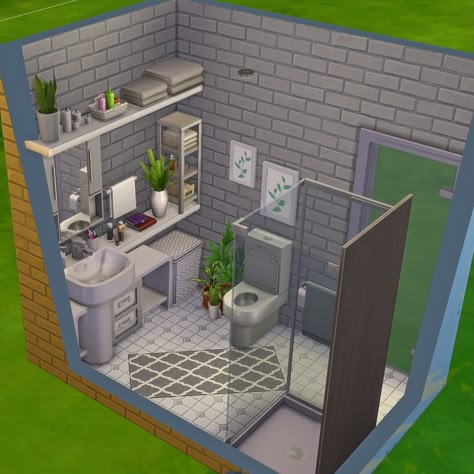 Sims 4 Basegame Bathroom, Sims 4 Bedroom Ideas No Cc Base Game, Sims 4 Bathroom Ideas Base Game, Sims 4 Basegame Rooms, Basegame Sims 4, Basegame House Sims 4, Sims 4 Base Game Room Ideas, The Sims 4 Houses Ideas, Sims 4 Room Ideas