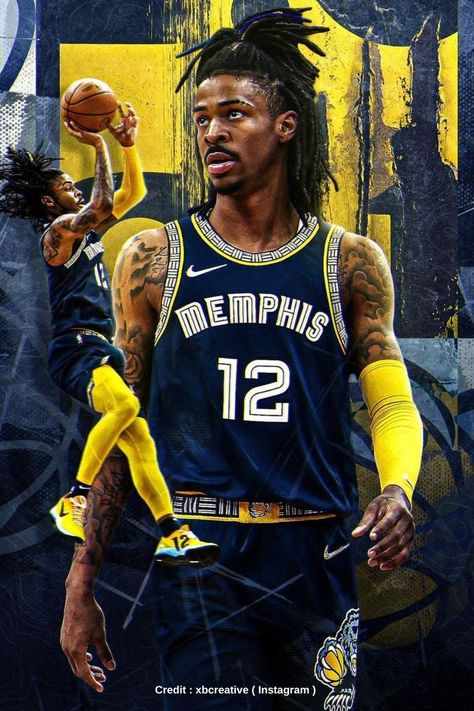 Ja Morant Style, Basketball Drawings, Nba Basketball Art, Kobe Bryant Pictures, Basketball Highlights, Iptv Subscription, Nba Fashion, Basketball Is Life, Nba Sports