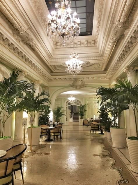 Hotel Hermitage Monte Carlo, Summer In Monaco, Gaming Studio, Hermitage Hotel, Themed Restaurant, Art Hotel, Stunning Hotels, Hotel Lobbies, Greece Athens