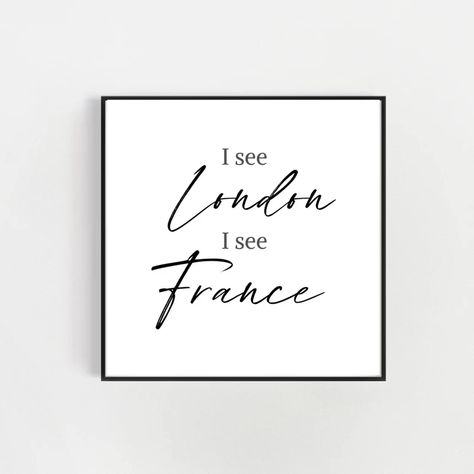 I See London I See France Funny Bathroom Printable Wall Art | Etsy France Funny, Deja Poo, Printable Wall Art Bathroom, Foyer Wall Decor, Bathroom Wall Art Printables, Bathroom Printable, Dyi Art, Wall Art Printables, Bathroom Printables