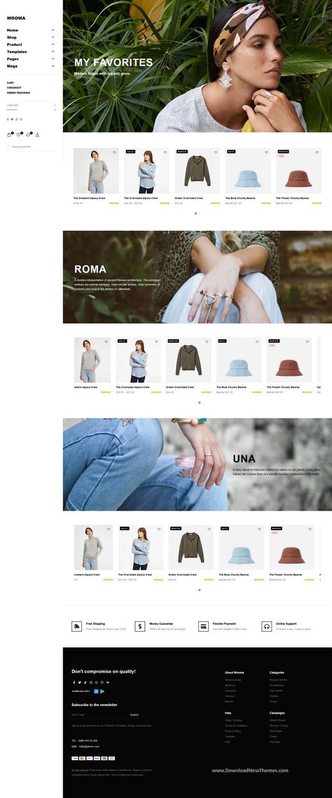 Wooma - Responsive Ecommerce WordPress Theme is a clean, elegant and modern design responsive premium WooCommerce WordPress theme for selling clothes, apparel, fashion, accessories, underwear, lingerie, shoes, electronics, watch, furniture, home decor, cosmetics organic food, boutique and groceries beautiful online stores professional eCommerce website with 10+ different homepage layouts, 15+ pre-designed inner pages for about us, contact etc to download now & live preview click on image 👆 Food Boutique, Homepage Layout, Woocommerce Themes, Organic Food, Selling Clothes, Ecommerce Website, Online Stores, Organic Recipes, Wordpress Theme