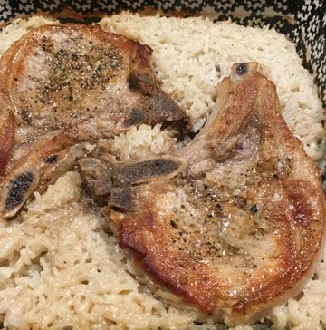 One pan pork chops and rice dish. Easy to make and delicious to eat. Teriyaki Pork Chops, Pan Pork Chops, Pork Chop Recipes Grilled, Pork Chops And Rice, Teriyaki Pork, Easy Pork Chops, Bbq Pork Ribs, Easy Pork Chop Recipes, Pork Chop Recipes Baked