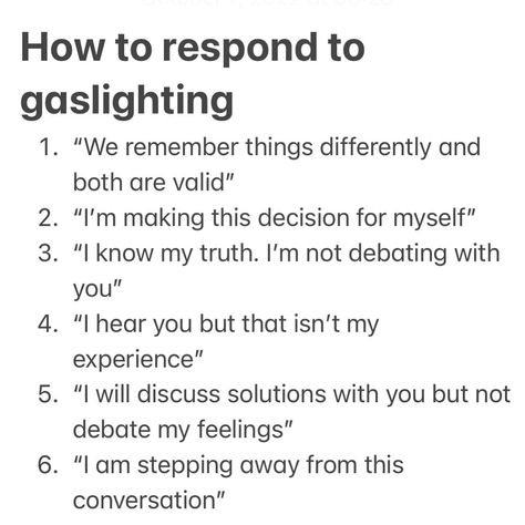 Respond To Gaslighting, Partner Challenges, Gaslighting Signs, Dr Caroline Leaf, Caroline Leaf, Social Emotional Skills, Writing Therapy, Writing Inspiration Prompts, Warning Sign