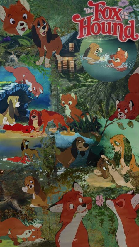 Comp entry @nikaxm1 #thefoxandthehound #disney #frienship #forrest 🐶🦊 The Fox And The Hound Wallpaper, Fox And The Hound Wallpaper, Bedroom Ideas For Small Rooms Cozy, Disney Family Vacation Shirts, Disney Family Vacation, The Hound, Disney Things, Home On The Range, The Fox And The Hound