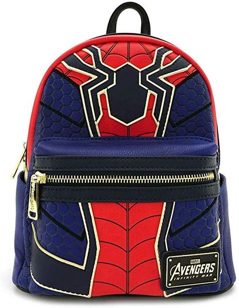 Spider Man Cosplay, Spiderman Backpack, Marvel Jewelry, Marvel Fashion, Disney Bags Backpacks, Marvel Backpack, Cloth Ideas, Cute Mini Backpacks, Marvel Clothes