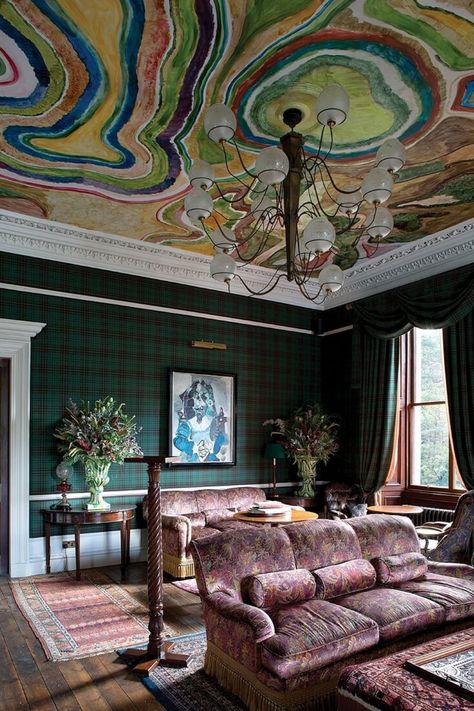 The Fife Arms, Fife Arms, Monthly Recap, Scotland Hotels, Sustainability Projects, Vintage Milk Bottles, Ceiling Murals, Historical Objects, William Morris Designs