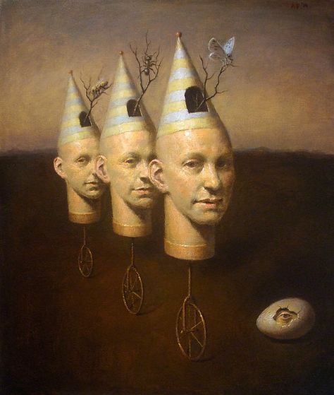 The Enlightened Ones by Avery Palmer Bizarre Paintings, Avery Palmer, Scary Pics, Arcata California, Surrealist Painting, Art Presents, Statement Artwork, Surealism Art, Victorian Paintings