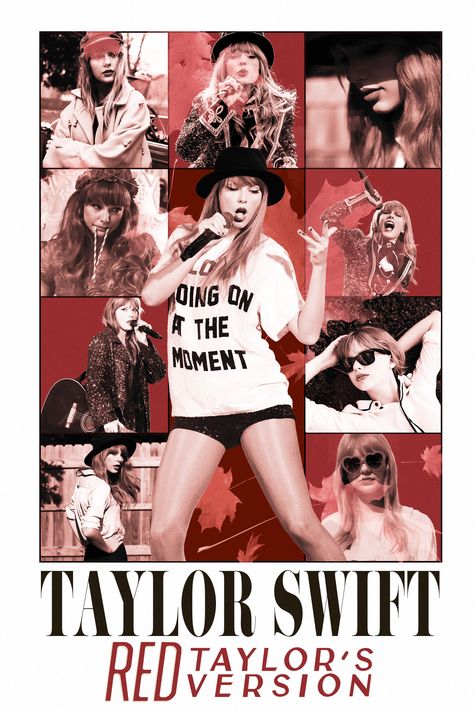 Taylor Swift Birthday, Taylor Swift Tour Outfits, Swift Tour, Estilo Taylor Swift, Taylor Swift Posters, All About Taylor Swift, Taylor Swift Red, Poster Room, Taylor Swift Concert