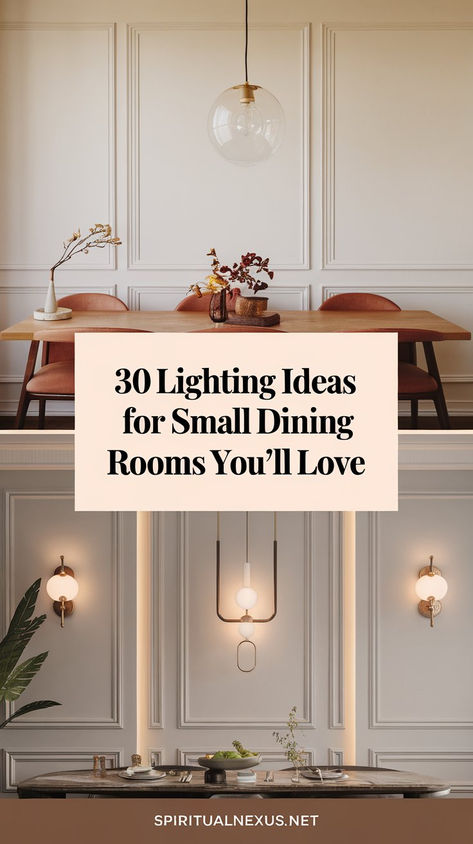 Give your small dining room a stunning makeover with the perfect lighting! From soft ambient lights to bold fixtures, see how lighting can change the entire feel of your space. Balance functionality with style to make your dining area warm and inviting. #DiningRoomStyle #HomeLightingIdeas #SmallRoomSolutions Elegant Small Dining Room Ideas, Low Ceiling Chandelier Dining, Off Center Light Fixture Dining Rooms, Simple Dining Room Light Fixtures, Over Table Light Fixture, Small Dining Room Lighting, Small Room Solutions, Dining Room Lighting Ideas, Recess Lights