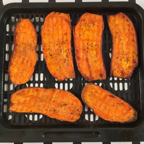 Sweet Potato French Toast, Sweet Potato Toast Air Fryer, Sweet Potato Toaster Oven, Toast Alternative, Mcas Recipes, Toast In Air Fryer, Toast Air Fryer, Air Fryer Recipes Gluten Free, Savory Sweet Potato Recipes