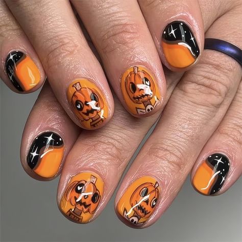 PRICES MAY VARY. Get ready for Halloween with our spooky Halloween fake nails. Halloween press on false nails,perfect for costume party. Use Halloween fake nail,elevate your trick-or-treating game. Halloween style false nail,Stylish and fun. Add a touch of magic to your fingers with our enchanting press on Halloween nails. False nails contains 24 pcs acrylic nails, allowing you to choose the fake nail pieces that fit your nail size. Application: 1.Wash hand and push back cuticles. 2.File and sha Halloween Press On Nails, Short Fake Nails, Winter Nail Art, Nail Forms, Halloween Nail Designs, Halloween Nail Art, Stick On Nails, Christmas Nail Art, Nails Short