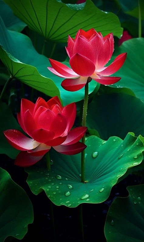 Red Lotus Flower, Lotus Flower Drawing, 2000 Wallpaper, Lotus Flower Wallpaper, Lilies Flowers, Lotus Flower Pictures, Red Lotus, Good Morning Beautiful Flowers, Lotus Art