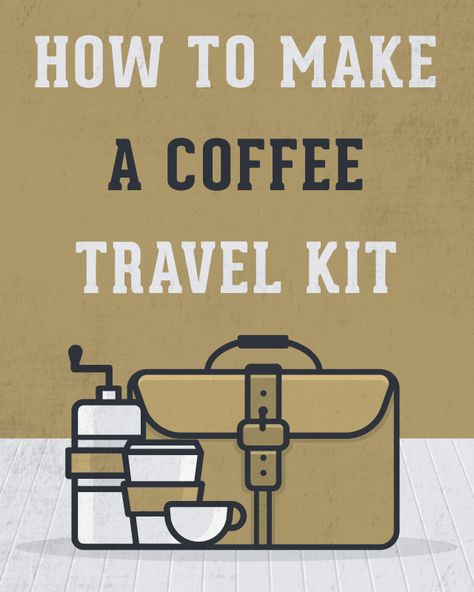 How to Make a Coffee Travel Kit Coffee Mug Crafts, Clever Coffee, Coffee Kit, Coffee Hacks, Coffee Box, Friends Coffee Mug, Vintage Coffee Pot, Coffee Service, Coffee Pots