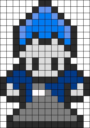 Hercules Hades Perler Bead Pattern / Bead Sprite Principe Eric, Fuse Bead Patterns, Perler Art, Pony Bead Patterns, 8bit Art, Pattern Maker, Kandi Patterns, Graph Paper Art, Prince Eric