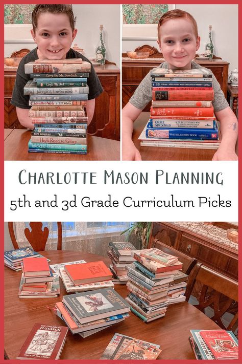 Charlotte Mason Living Books List, Microschool Ideas, 5th Grade Curriculum, 3rd Grade Curriculum, 3rd Grade Homeschool, Back To Homeschool, Living Books List, Homeschool Literature, Charlotte Mason Curriculum