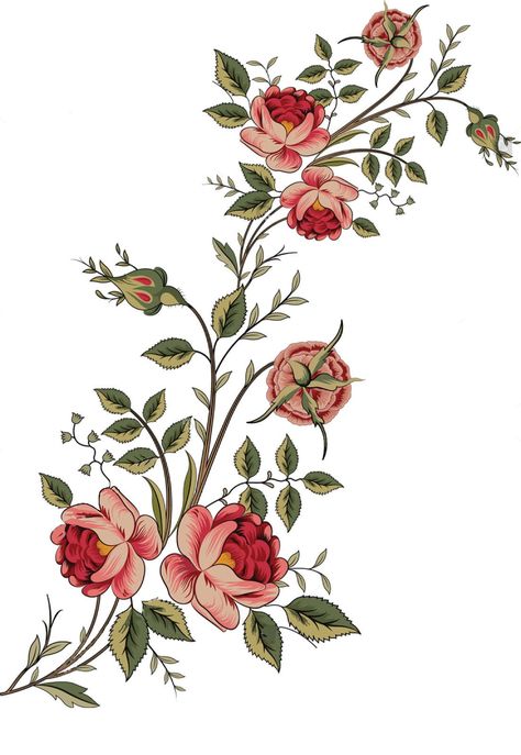 high. Mughal Art Paintings, Botanical Flower Art, Colour Full, Print Design Art, Paisley Art, Textile Prints Design, Drawing Clipart, Drawing Wallpaper, Digital Borders Design