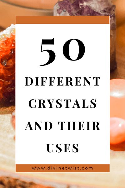 There are so many different crystals and each of them can be used for something unique. Learn about 50 different crystals and their uses. #crystals #spirituality Crystals And Their Uses, Crystal Powers, Crystal Knowledge, Crystals Spirituality, Crystals Healing Grids, Different Crystals, Crystal Healing Chart, Healing Crystals For You, Geode Rocks