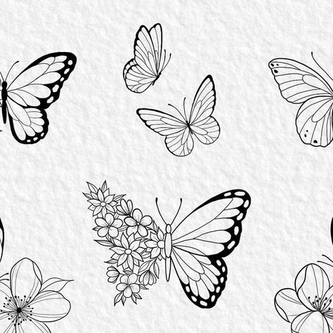 Tracy B. Tattoos 🇨🇦 on Instagram: "Cute new butterfly flash now available!" B Tattoos, Flash Designs, Petit Tattoo, Realistic Temporary Tattoos, Flash Tattoo Designs, Spiritual Tattoos, B Tattoo, Tattoo Feminina, Small Tattoo Designs