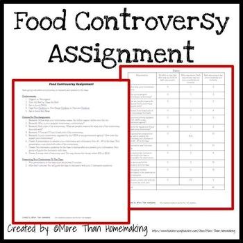 Family & Consumer Sciences: Food Controversy... by More Than Homemaking | Teachers Pay Teachers Family And Consumer Science Lesson Plans, Family Consumer Science Classroom, Culinary Classroom, Culinary Quotes, Fcs Classroom, Basic Foods, Ag Classroom, Agricultural Education, Facs Classroom