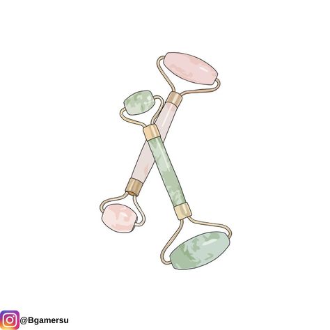 Skincare Clipart, Skin Care Cartoon, Skin Care Icon, Skincare Drawing, Skin Care Stickers, Skincare Icon, Beauty Stickers, Primer For Dry Skin, Jade Rollers