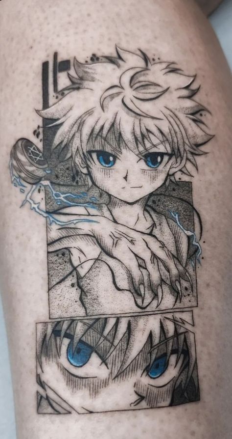 Killua Zoldyck Tattoo Ideas, Hunter X Hunter Tattoo Ideas Killua, Hxh Tattoo Ideas Killua, Killua Hands, Rimuru Tattoo, Hunter X Hunter Tattoo Killua, Killua Tattoo Ideas, Killua Tattoo Design, Hunter X Hunter Tattoo Design