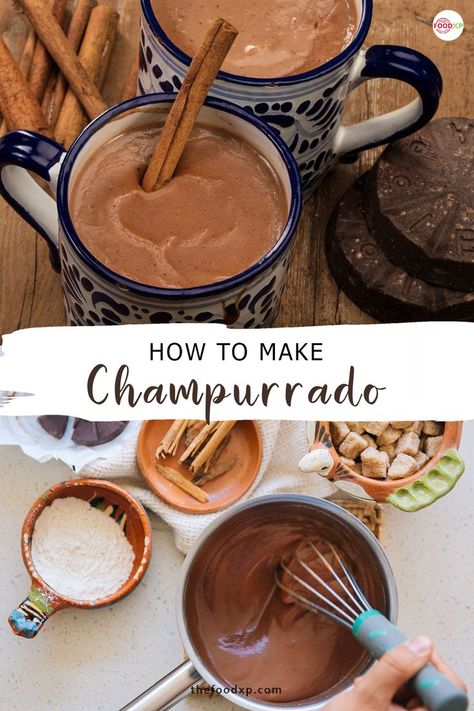 Champurrado Recipe Mexico Easy, Champurrado Recipe Mexico, Champurrado Recipe, Atole Recipe, Gluten Free Hot Chocolate, Warm Drinks Recipes, Restaurant Appetizers, Hot Drinks Recipes, Brown Sugar Recipes