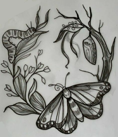 Buterfluffy Art Tattoo, Mushrooms And Butterflies Tattoo, Neo Trad Elbow Tattoo, Cottagecore Tattoo Design, Garden Flash Tattoo, Round Elbow Tattoo, Moth Tattoos For Women Color, Earthy Tattoo Designs, Insect Knee Tattoo