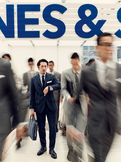 Givenchy Suit, Classy Gentleman, Louis Vuitton Briefcase, Country Gentleman, Style Gentleman, Steven Yeun, English Gentleman, Suits Men, Gq Magazine