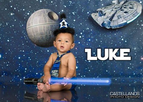 Star Wars Theme Birthday, Baby Boy Fashion Clothes, Baby Boy Name List, Star Wars Fabric, Star Wars Baby Shower, Star Wars Theme Party, 1st Birthday Pictures, Baby Shower Cakes For Boys, Star Wars Cake