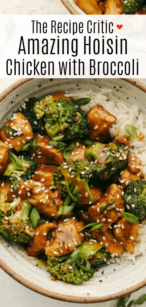 Stir-fried chicken and broccoli are topped with a mouthwatering Hoisin sauce glaze in this super easy recipe. Loaded with amazing Cantonese flavor, hoisin chicken is going to become a new regular in your dinner rotation! Hoisin Sauce Stir Fry, Recipes With Hoisin Sauce, Best Stir Fry Recipe, Chicken Broccoli Stir Fry, Chicken With Broccoli, Hoisin Chicken, Easy Stir Fry Recipes, Chinese Chicken Recipes, Asian Chicken Recipes