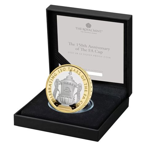 FA CUP Silver Coin Football Cups, Store Concept, Uncirculated Coins, Royal Mint, Coin Design, Proof Coins, Crypto Coin, Commemorative Coins, Fa Cup