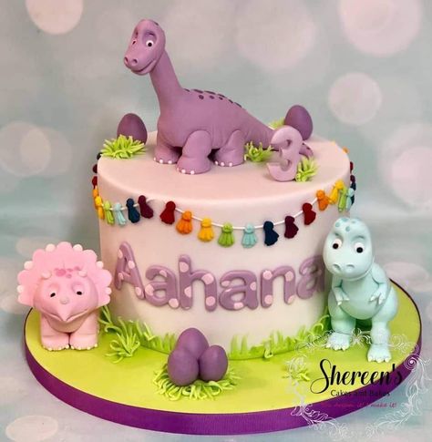 Pink Dinosaur Birthday Cake, Purple Dinosaur Cake, Pastel Dinosaur Cake, Diplodocus Cake, Girl Dinosaur Birthday Party Cake, Dinosaur Cake For Girls Birthday, Dinosaurus Cake, Pink Dinosaur Cake, Girl Dinosaur Cake