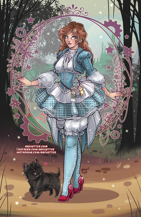 Wizard Of Oz Character Design, Wizard Of Oz Fanart, Dorothy And Toto, Female Wizard, Wizard Of Oz Characters, Dorothy Wizard Of Oz, Alice In Wonderland Cakes, The Wonderful Wizard Of Oz, Childrens Books Illustrations