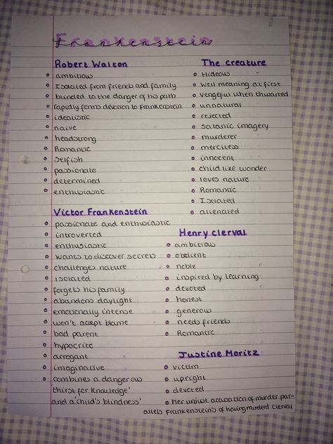 Frankenstein Revision Notes, Frankenstein Gcse Revision, Frankenstein Project High School, Frankenstein Notes, Frankenstein Revision, Frankenstein Analysis, English Gcse, English Revision, Frankenstein Book