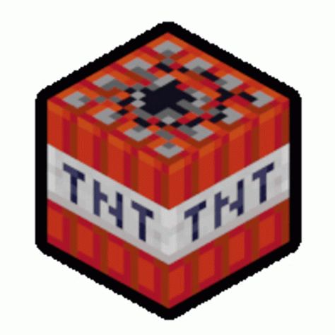 Tnt Minecraft Sticker - Tnt Minecraft Block - Discover & Share GIFs Tnt Minecraft, Minecraft Tnt, Minecraft Stickers, Minecraft Blocks, Minecraft 1, Wallpaper Iphone Cute, Funny Laugh, Wallpaper Iphone, Animated Gif