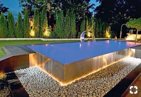 My pool Oberirdischer Pool, Kleiner Pool Design, Piscina Interior, Luxury Swimming Pools, Small Pool Design, Natural Swimming Pools, Luxury Pools, Modern Pools, Small Pools