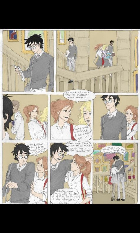 Harry  Potter and Ginny Weasley♥♥ Harry Potter And Ginny Weasley, Harry Potter And Ginny, Ginny Weasley Fan Art, Harry Potter Ginny Weasley, Harry Potter Ginny, Harry Potter Next Generation, Harry And Ginny, Harry Potter Wizard, Harry Potter Comics