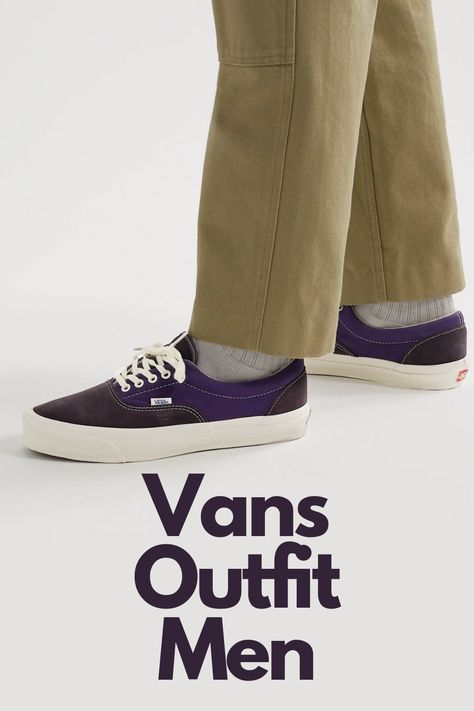 Men’s Vans Outfit, Mens Vans Shoes Outfit, Vans Sk8 Low Outfit Men, Mens Vans Outfit, Vans Era Outfit Men, Authentic Vans Outfit, Checkered Vans Outfit Mens, Vans Outfit Men Street Styles, Black Vans Outfit Men